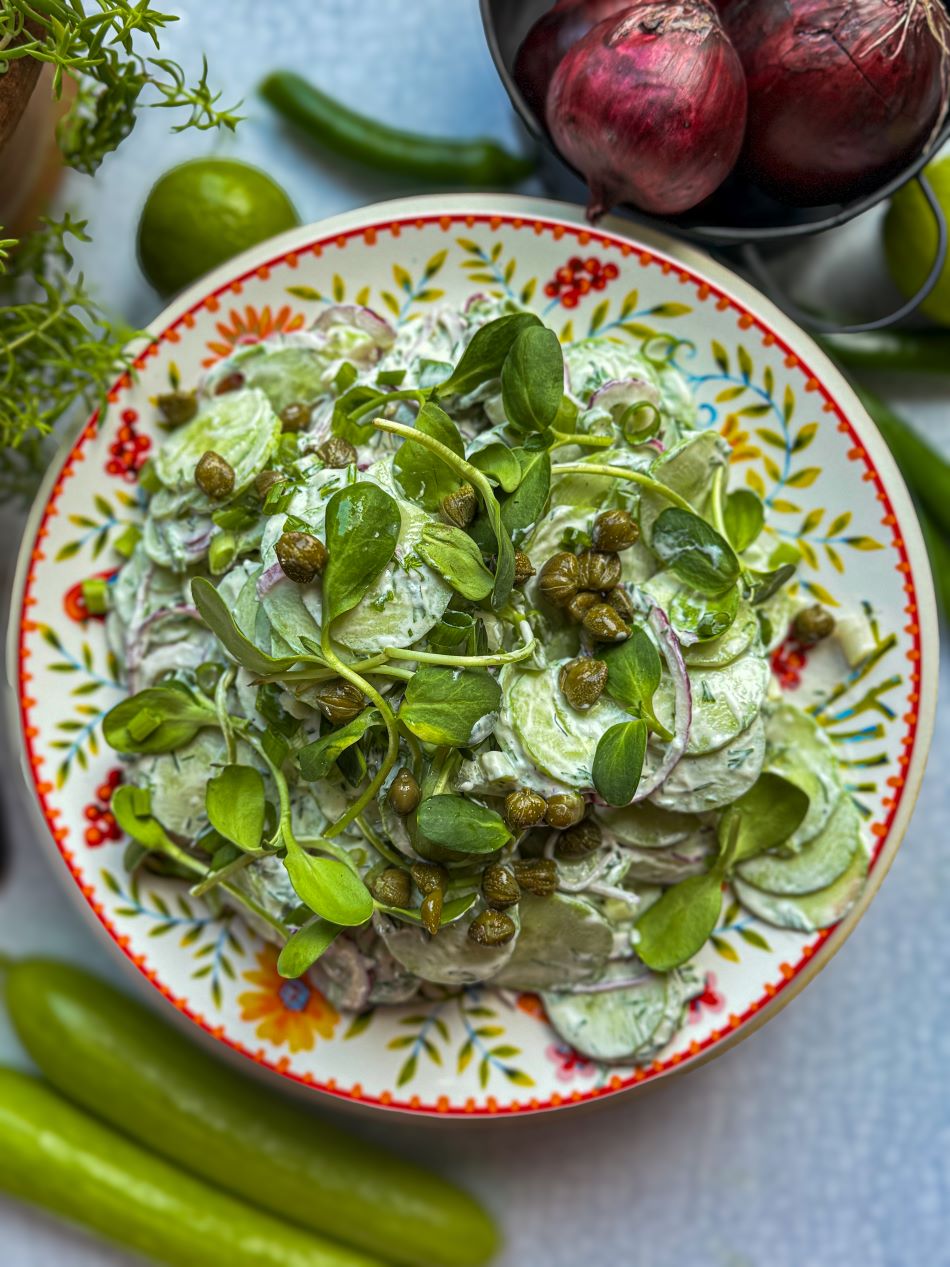 კიტრის სალათა