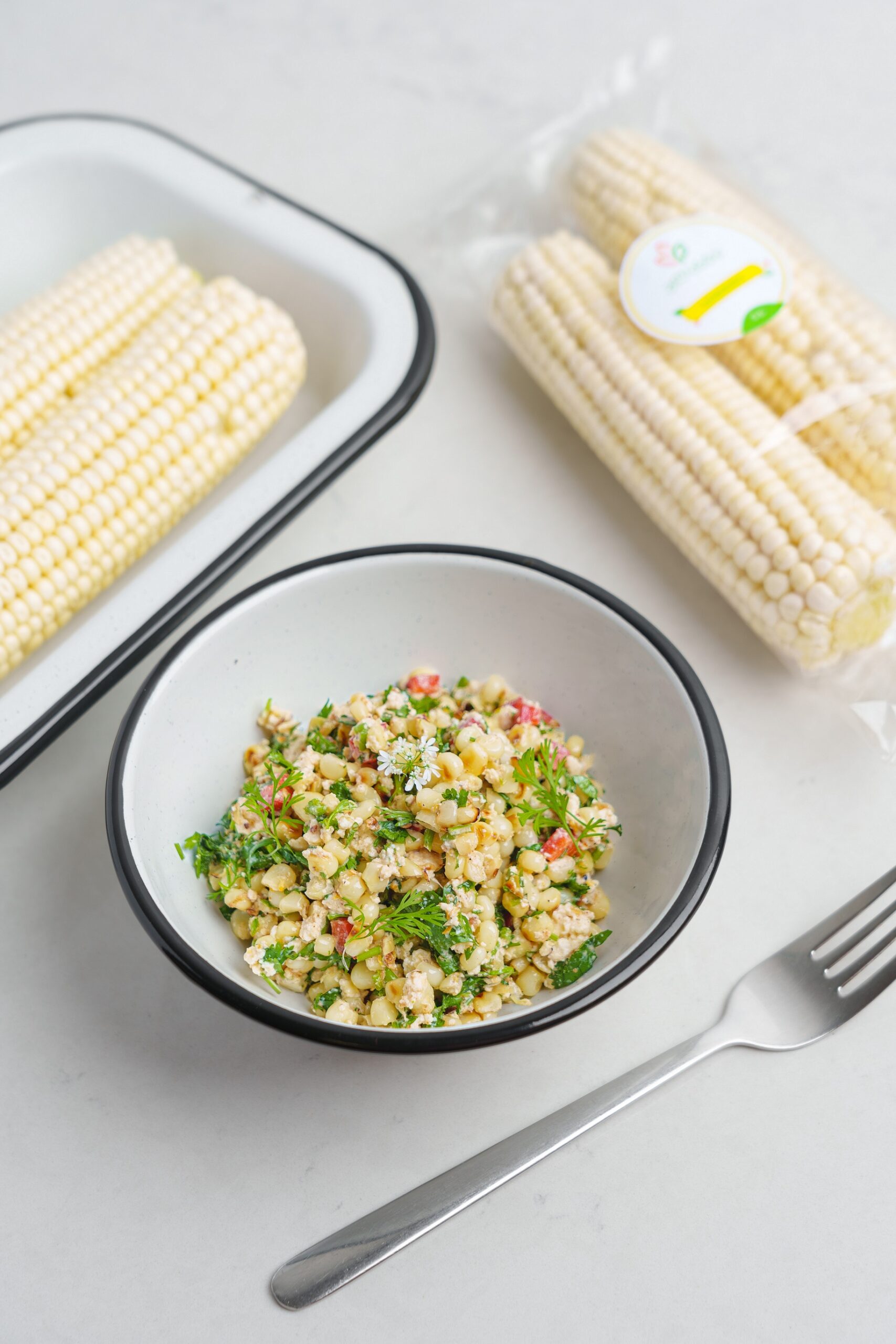 სიმინდის სალათა მექსიკურად