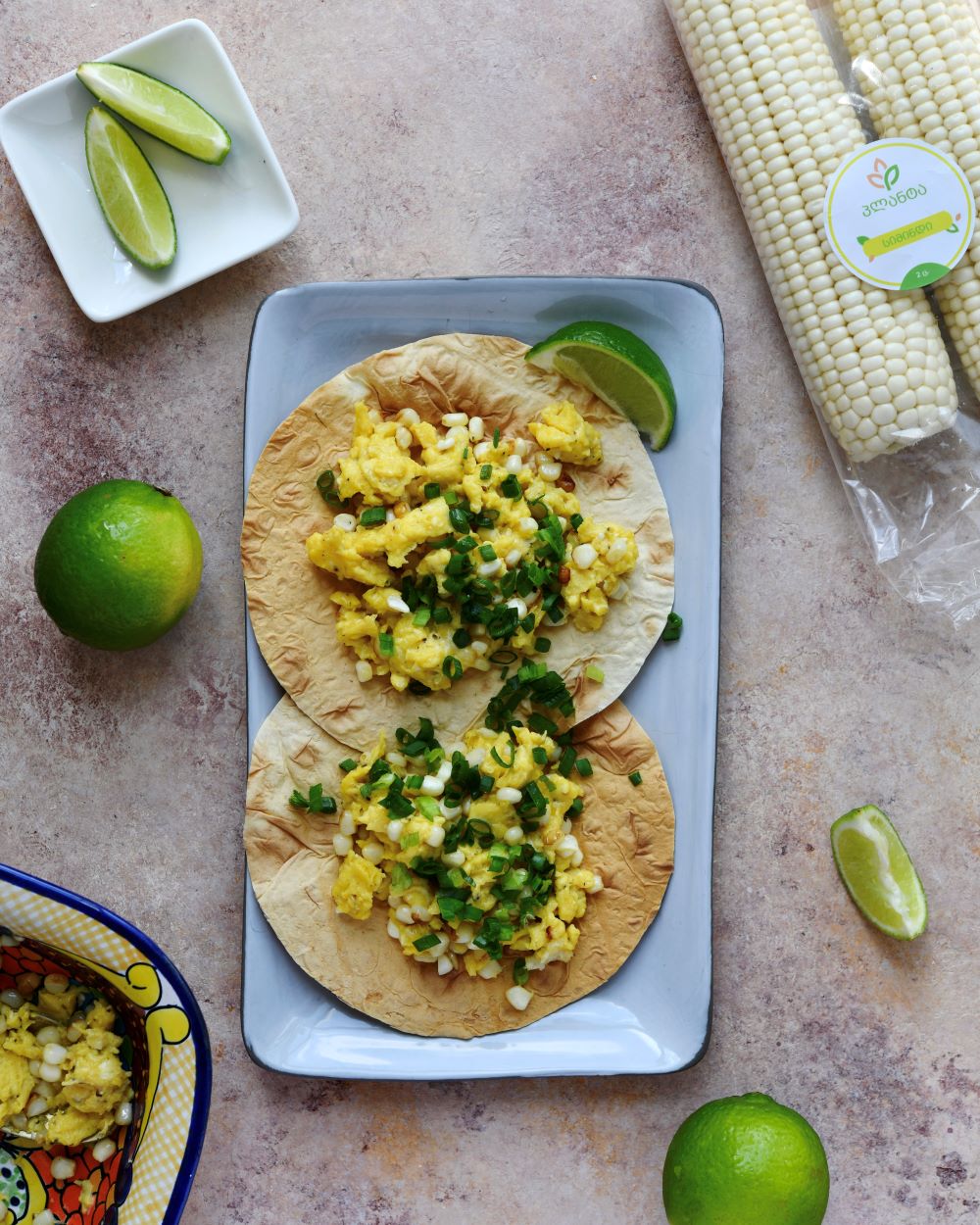 პლანტას საუზმე – ტოსტადა სიმინდით და კვერცხით
