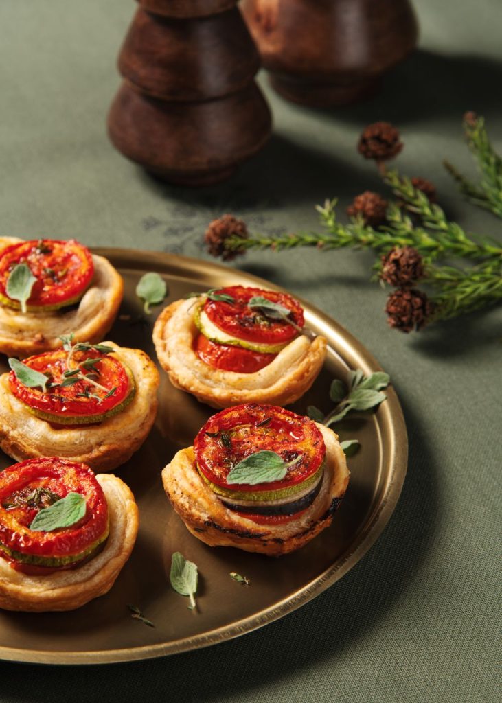 ბოსტნეულის მინი ტარტები