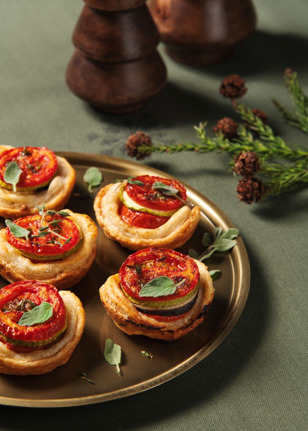 ბოსტნეულის მინი ტარტები