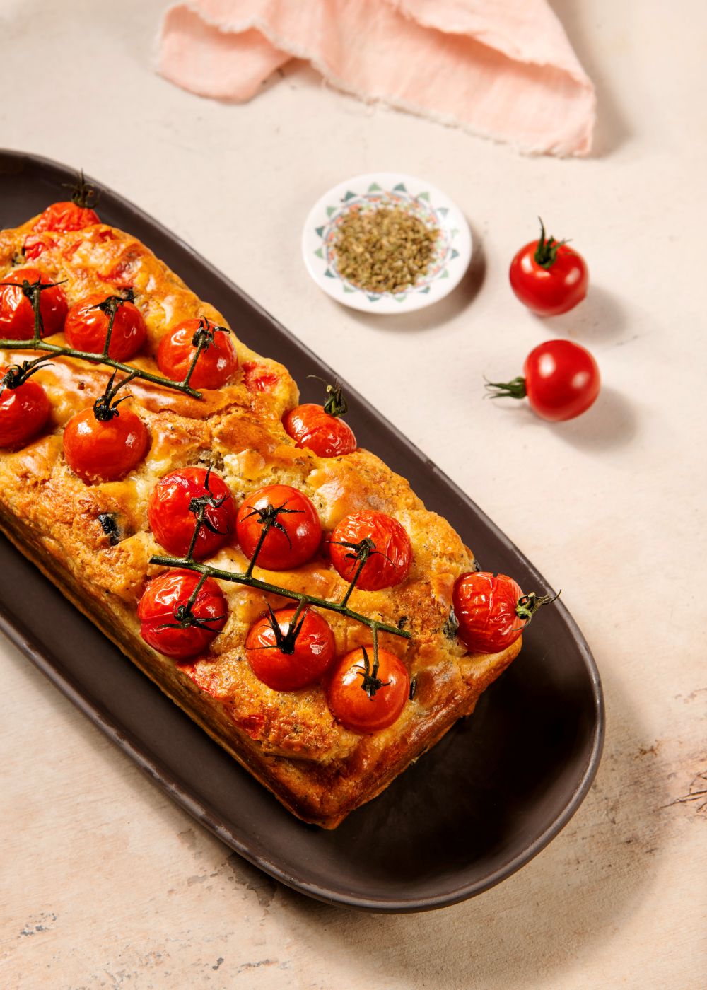 ჩერი პომიდვრის მარილიანი კექსი