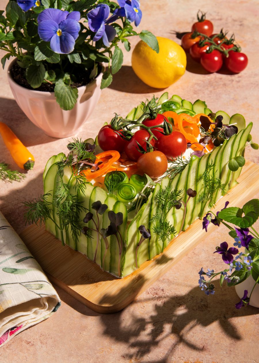 შვედური სენდვიჩის ტარტი Smörgåstårta